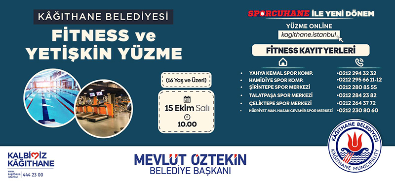 Sporcuhane İle Yeni Dönem Yetişkin Fitness ve Yüzme Kayıtları