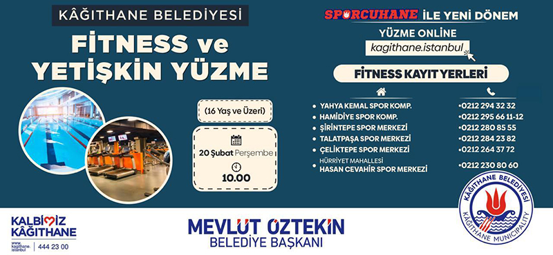 Sporcuhane İle Yeni Dönem Yetişkin Fitness ve Yüzme Kayıtları