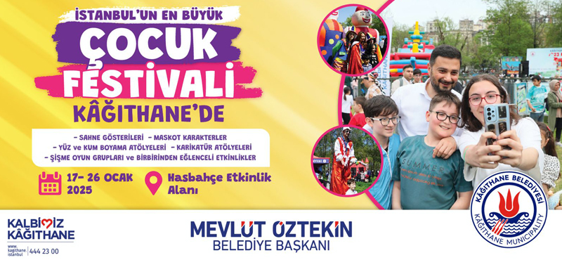 Çocuk Festivali Kağıthane'de